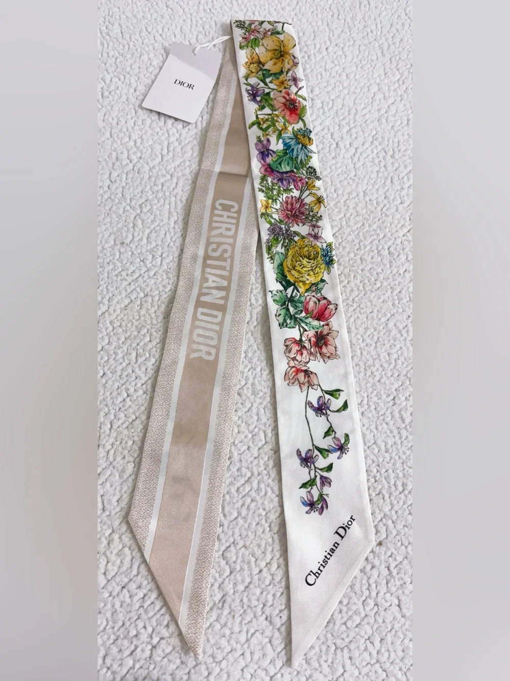 Dior Jardin D’hiver Mitzah Silk Scarf